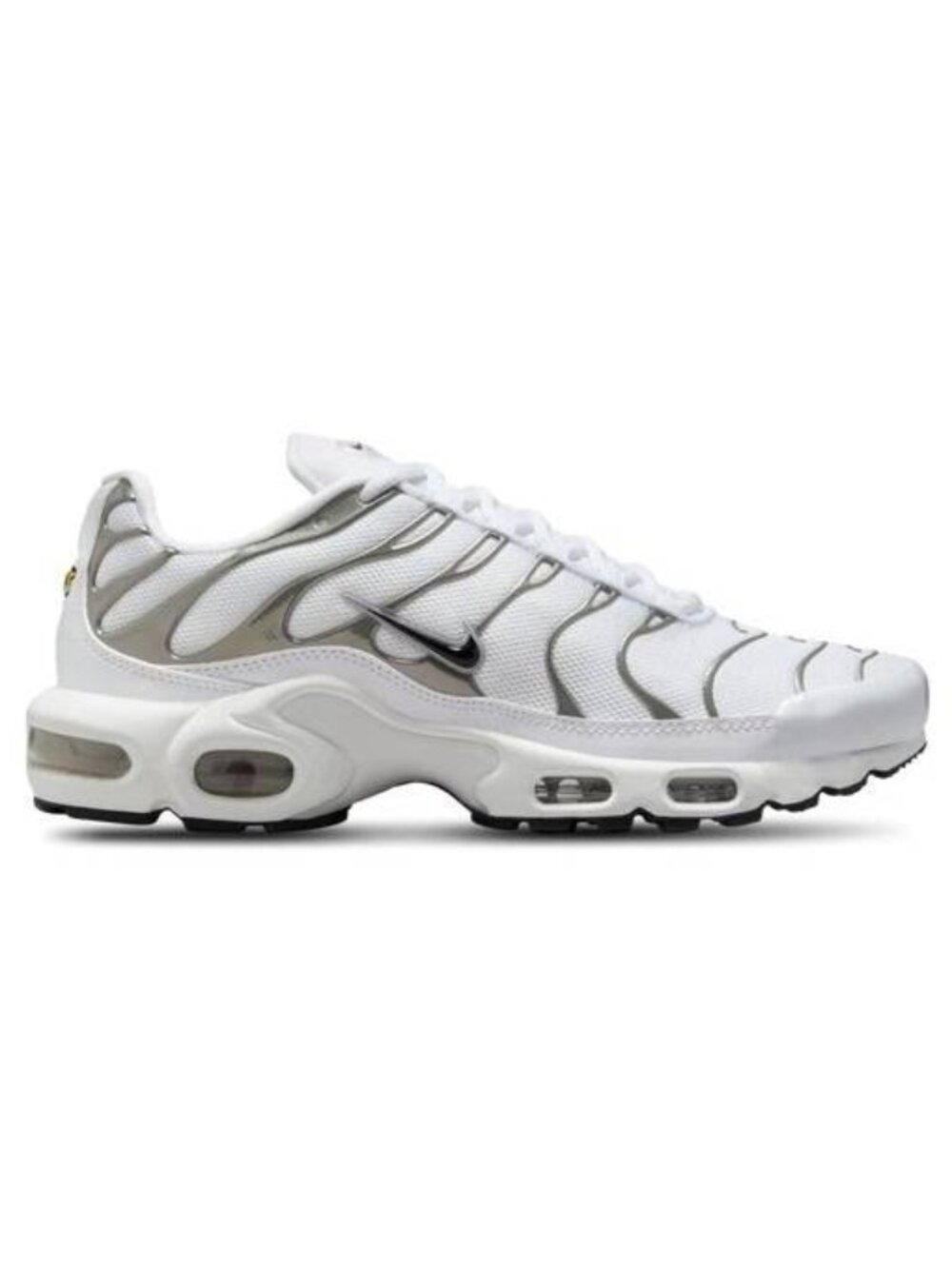 NEW Nike Air Max Plus - Womens Shoes White/Black/Pure Platinum Size 9